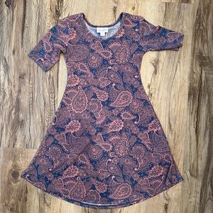 Beautiful Paisley LuLaRoe Adeline size 6